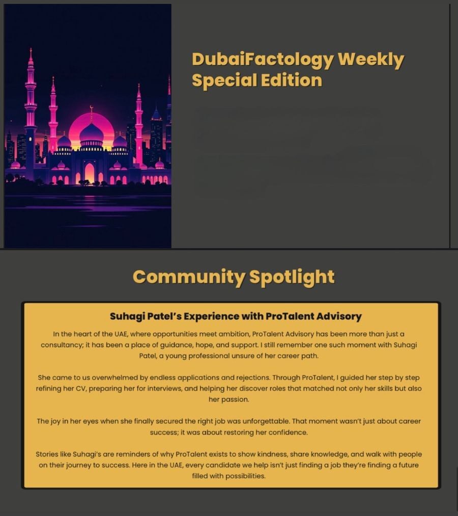 Dubai Factology Weekly
Special Edition