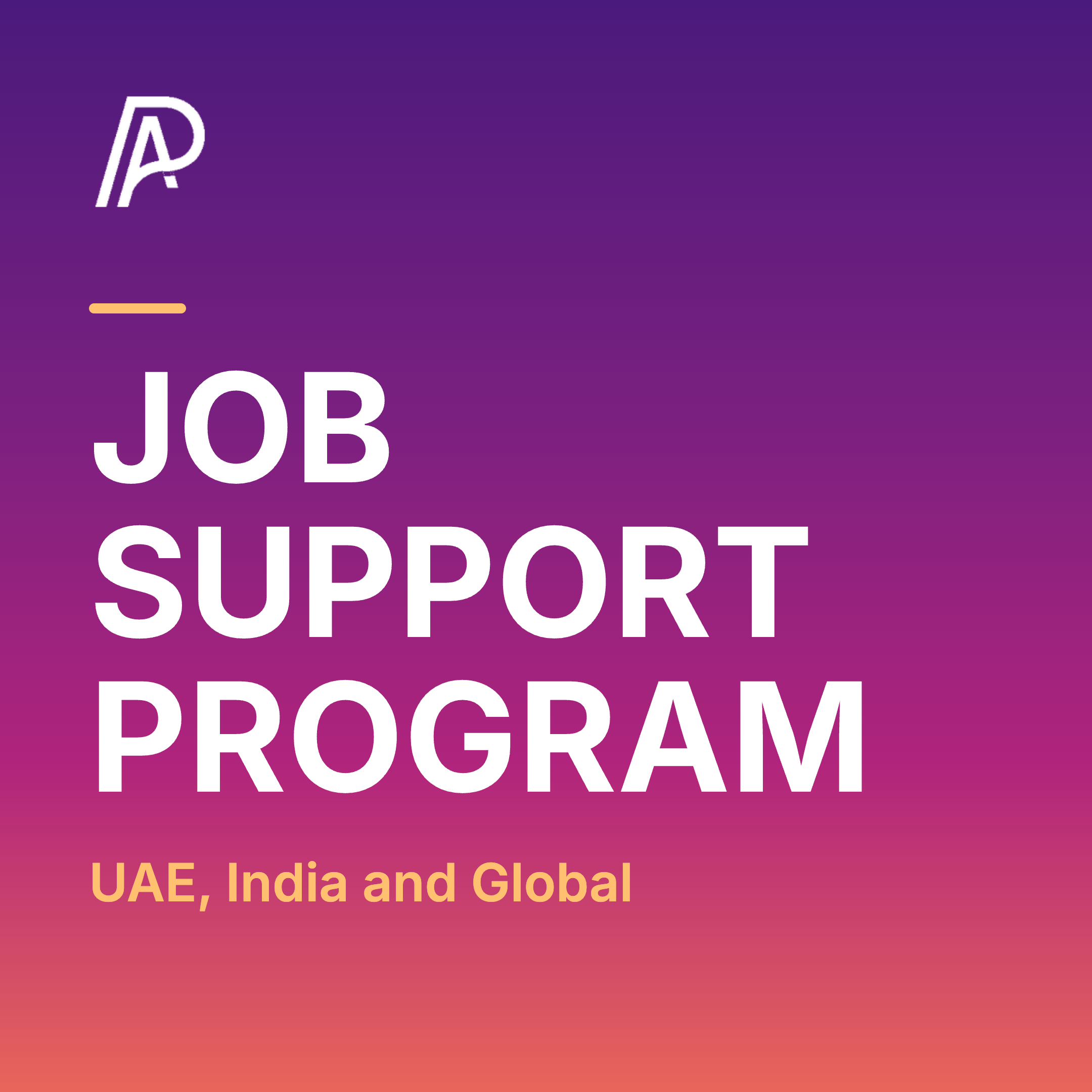 Job support program